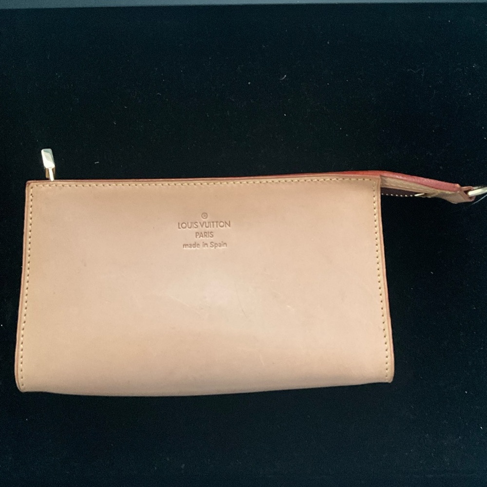 Louis Vuitton Vachetta Ambre Sac Pochette Clutch Wristlet